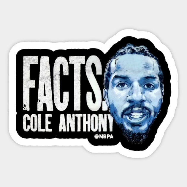 cole anthony facts Sticker by mazihaya pix